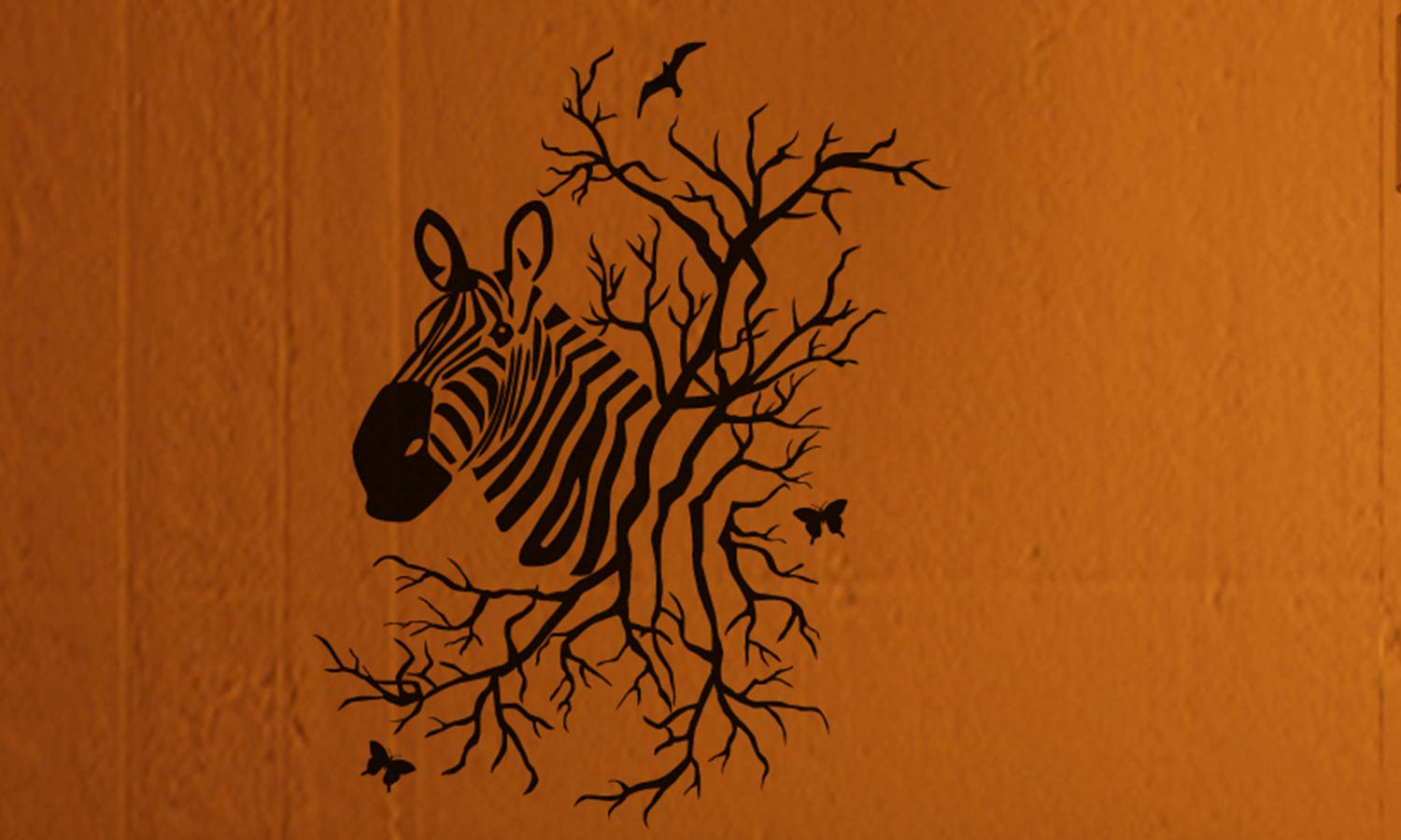 Wandaufkleber Zebra - M13 - life-decor.de
