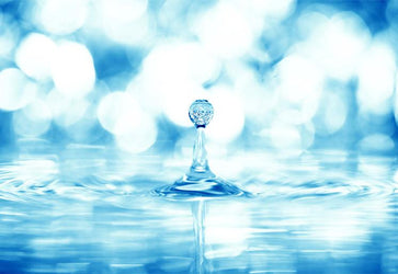 PVC Fototapete Water Drop – ECO Wandbild Selbstklebende Tapete – 3D Vinyl Wandsticker XXL  SW218 - life-decor.de