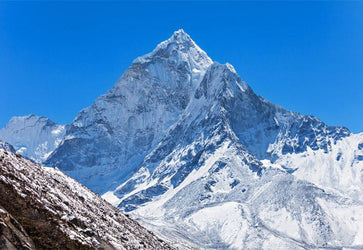 PVC Fototapete Himalaya Blue Sky – ECO Wandbild Selbstklebende Tapete – 3D Vinyl Wandsticker XXL  SW353 - life-decor.de