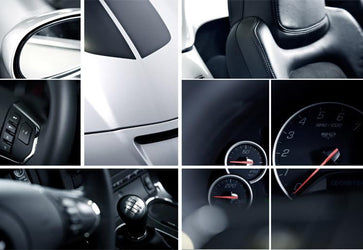 PVC Fototapete Exotic Cars Mosaic – ECO Wandbild Selbstklebende Tapete – 3D Vinyl Wandsticker XXL  SW320 - life-decor.de
