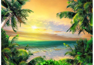 PVC Fototapete Magical Coast In The Evening – ECO Wandbild Selbstklebende Tapete – 3D Vinyl Wandsticker XXL  SW211 - life-decor.de