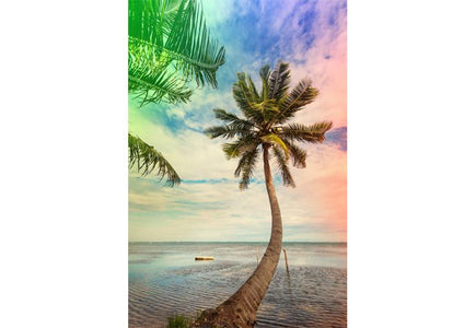 PVC Fototapete Tropical Beach – ECO Wandbild Selbstklebende Tapete – 3D Vinyl Wandsticker XXL  SW287 - life-decor.de