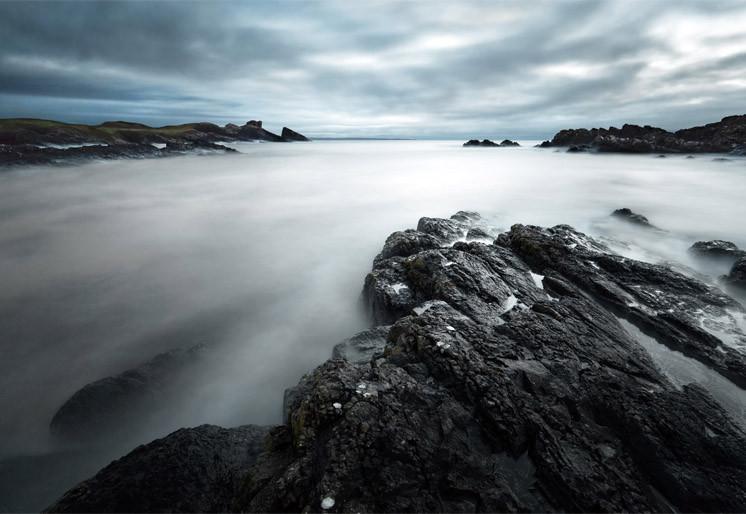 PVC Fototapete Coastal Sunset – ECO Wandbild Selbstklebende Tapete – 3D Vinyl Wandsticker XXL  SW328 - life-decor.de