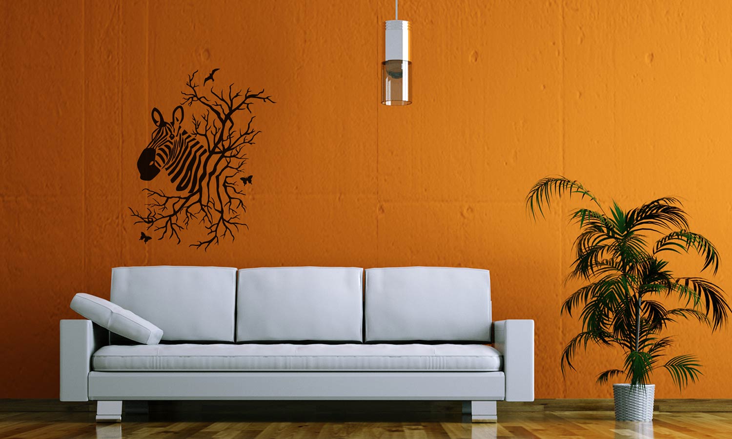 Wandaufkleber Zebra - M13 - life-decor.de